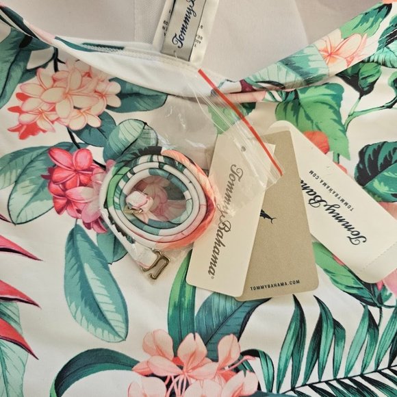 Tommy Bahama Tropi-Calling Bandeau One-Piece Swimsuit Size 16 - Picture 8 of 12